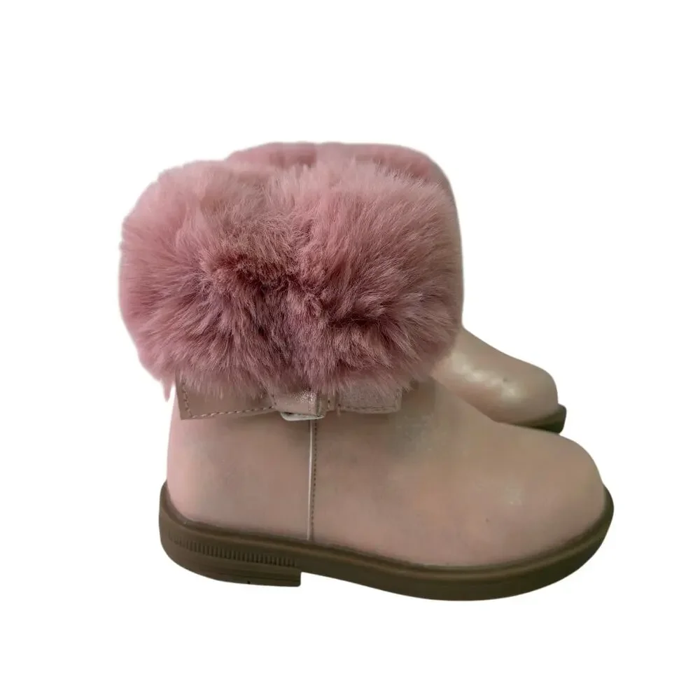 Nanette Lepore Girls Winter Boots sz 8 Pink NEW# Box 769